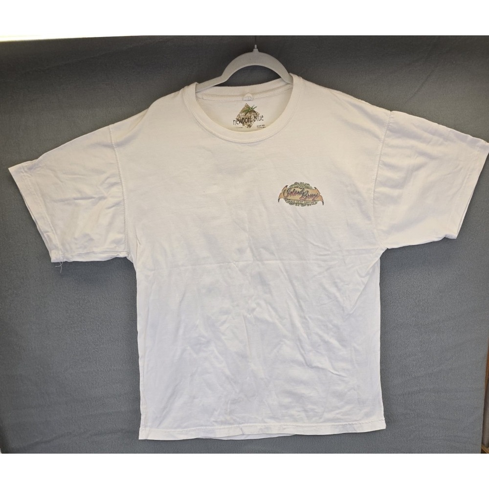 Newport Blue Graphic T-Shirt Mens XL Island Breeze Leisure Lager Vintage